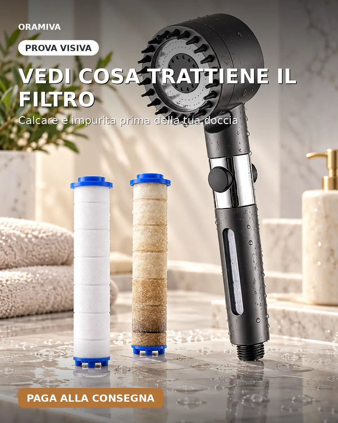 Trasforma l’acqua della tua doccia in un trattamento per pelle e capelli
