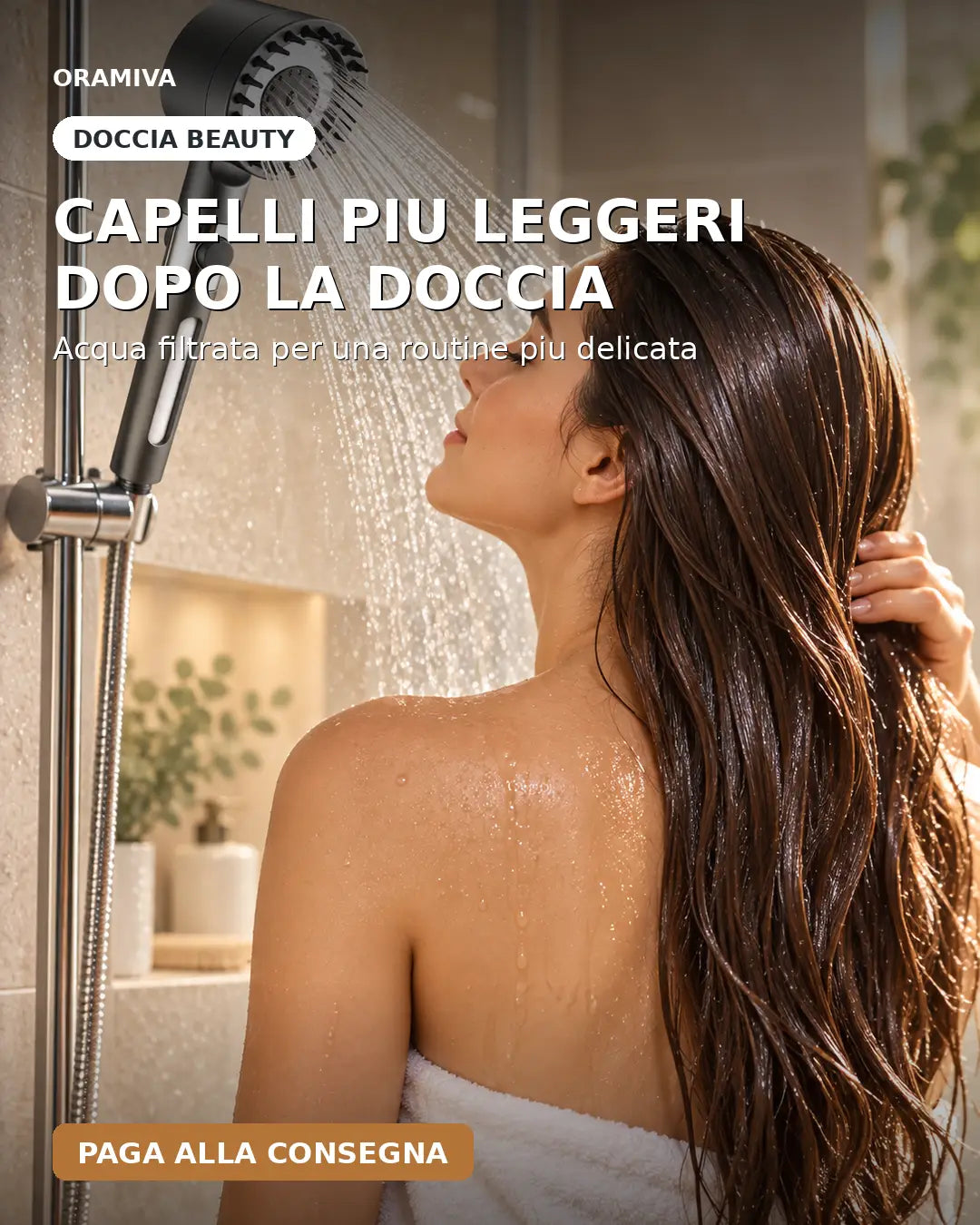 Trasforma l’acqua della tua doccia in un trattamento per pelle e capelli